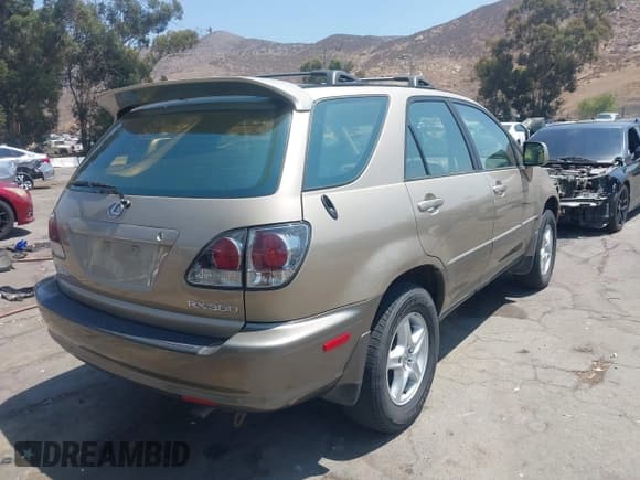 ✅ 2001 Lexus RX 300 • VIN: JTJGF10U210101884 • Lot: 42996809. Wystawiony na IAAI z przebiegiem 186 298 mil. Bezpłatny archiwum sprzedaży aukcyjnych z USA i szczegółowy raport historii pojazdu na DreamBid. Zdjęcie 4.