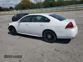 2013 Chevrolet Impala Police with VIN 2G1WD5E33D1263388, listed as a Copart auction lot 70894225 with 100,119 mi miles and Salvage title. Bid and sale history available at DreamBid. Image 2.