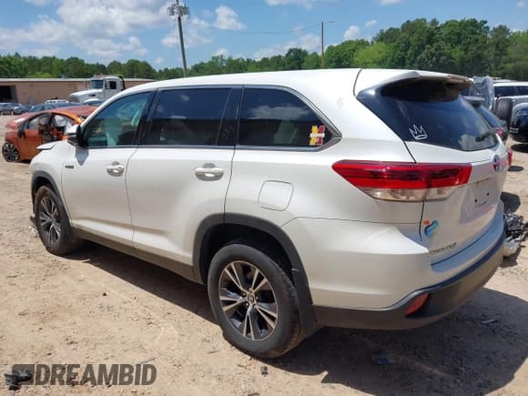 ✅ 2019 Toyota Highlander Hybrid LE • VIN: 5TDBGRFH6KS070611 • Лот: 42301946. Опубликован ранее на IAAI с пробегом 78 323 миль. Бесплатный доступ к архиву аукционных продаж из США и подробный отчёт об истории автомобиля на DreamBid. Изображение 3.