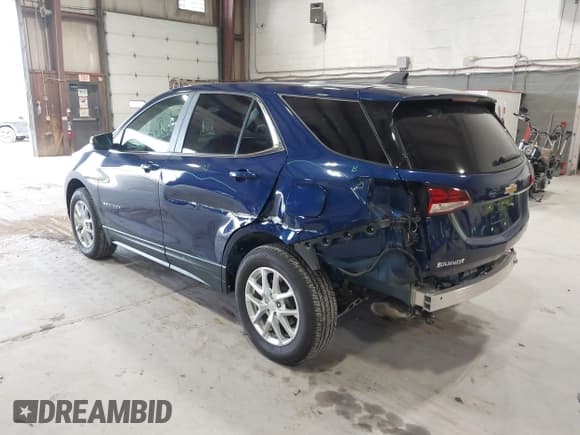 ✅ 2023 Chevrolet Equinox LT • VIN: 3GNAXUEG5PL104436 • Lot: 43215747. Listed on IAAI with 10,059 mi. Free auction sales archive from the USA and detailed vehicle history report at DreamBid. Image 3.