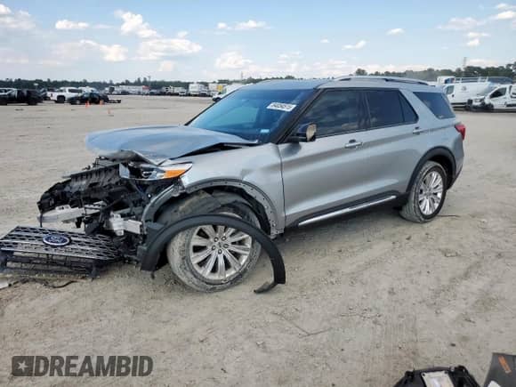2023 Ford Explorer Limited z VIN 1FMSK7FH2PGC03476, wystawiony jako Copart lot #84054515 z przebiegiem 26 303 mil mil oraz Szkoda całkowita • Salvage title. Historia ofert i sprzedaży dostępna na DreamBid. Obrazek 1.