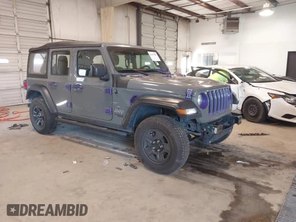✅ 2018 Jeep Wrangler Unlimited Sport S • VIN: 1C4HJXDG5JW321871 • Лот: 41297989. Опубликован ранее на IAAI с пробегом 71 975 миль. Бесплатный доступ к архиву аукционных продаж из США и подробный отчёт об истории автомобиля на DreamBid. Изображение 1.