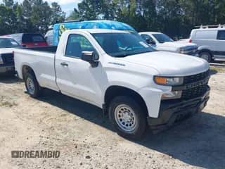 2021 Chevrolet Silverado 1500 Work Truck z VIN 3GCNWAEH7MG363289, wystawiony jako IAAI lot #43187757 z przebiegiem 155 175 mil mil oraz . Historia ofert i sprzedaży dostępna na DreamBid. Obrazek 1.
