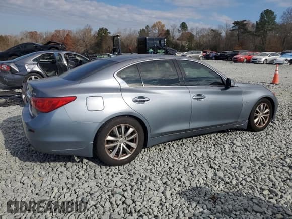 ✅ 2014 Infiniti Q50 Premium • VIN: JN1BV7AP4EM675156 • Lot: 92715295. Listed on Copart with 186,268 mi. Free auction sales archive from the USA and detailed vehicle history report at DreamBid. Image 3.