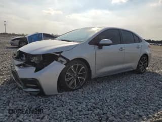 ✅ 2021 Toyota Corolla SE • VIN: 5YFS4MCE7MP081683 • Лот: 93245615. Опубликован ранее на Copart с пробегом 34 947 миль. Бесплатный доступ к архиву аукционных продаж из США и подробный отчёт об истории автомобиля на DreamBid. Изображение 1.