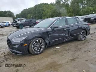 2023 Hyundai Sonata Limited with VIN KMHL34J24PA316450, listed as a Copart auction lot 81425615 with 9,108 mi miles and Salvage title. Bid and sale history available at DreamBid. Image 1.