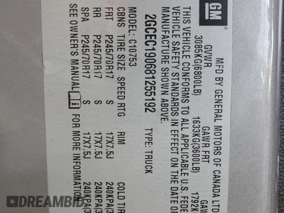 ✅ 2008 Chevrolet Silverado 1500 2LT • VIN: 2GCEC190681255192 • Lot: 88859865. Wystawiony na Copart z przebiegiem 210 023 mil. Bezpłatny archiwum sprzedaży aukcyjnych z USA i szczegółowy raport historii pojazdu na DreamBid. Zdjęcie 12.