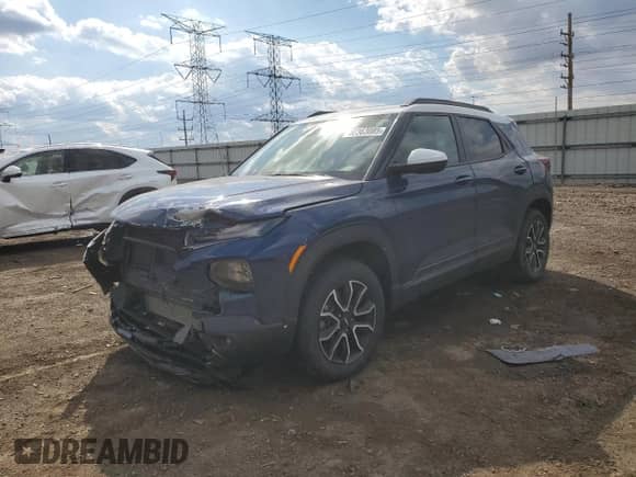 2022 Chevrolet TrailBlazer ACTIV с VIN KL79MSSL8NB029236, выставлен на аукционе Copart как лот 50363085 с пробегом Не указан миль и Списание • Salvage title. История ставок и продаж доступна на DreamBid. Изображение 1.