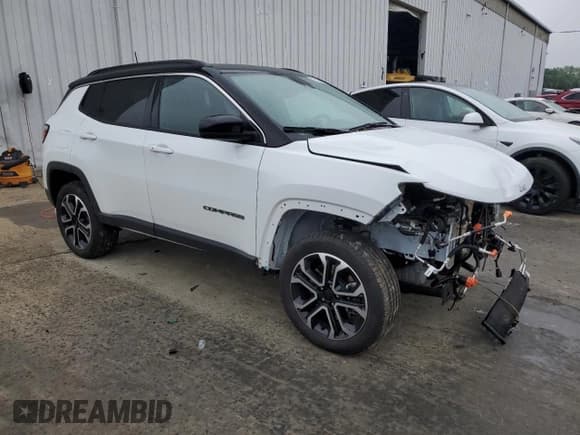 ✅ 2024 Jeep Compass Limited • VIN: 3C4NJDCN4RT578913 • Lot: 55625155. Listed on Copart with 18,880 mi. Free auction sales archive from the USA and detailed vehicle history report at DreamBid. Image 4.