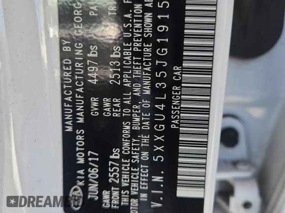 ✅ 2018 Kia Optima EX • VIN: 5XXGU4L35JG191589 • Лот: 82290895. Опубликован ранее на Copart с пробегом 127 229 миль. Бесплатный доступ к архиву аукционных продаж из США и подробный отчёт об истории автомобиля на DreamBid. Изображение 12.