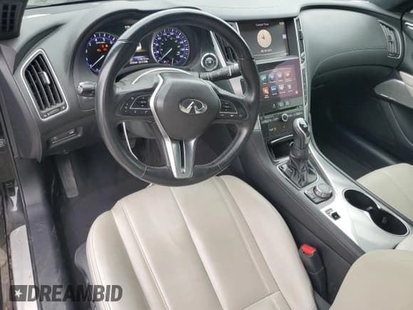 ✅ 2017 Infiniti Q60 Premium • VIN: JN1EV7EK8HM361218 • Lot: 67140225. Listed on Copart with 113,012 mi. Free auction sales archive from the USA and detailed vehicle history report at DreamBid. Image 8.