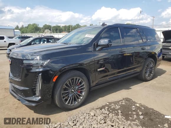 ✅ 2023 Cadillac Escalade AWD V-Series • VIN: 1GYS4HK96PR291028 • Lot: 65949385. Wystawiony na Copart z przebiegiem 23 028 mil. Bezpłatny archiwum sprzedaży aukcyjnych z USA i szczegółowy raport historii pojazdu na DreamBid. Zdjęcie 1.