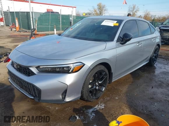 ✅ 2025 Honda Civic Sport • VIN: 2HGFE4F86SH309262 • Lot: 43595909. Listed on IAAI with 18,790 mi. Free auction sales archive from the USA and detailed vehicle history report at DreamBid. Image 2.