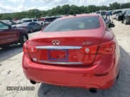 ✅ 2017 Infiniti Q50 Red Sport 400 • VIN: JN1FV7AP5HM850763 • Lot: 62001625. Listed on Copart with 75,479 mi. Free auction sales archive from the USA and detailed vehicle history report at DreamBid. Image 6.