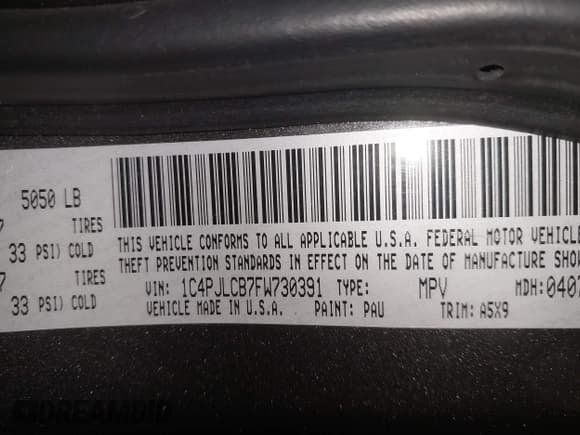 ✅ 2015 Jeep Cherokee Latitude • VIN: 1C4PJLCB7FW730391 • Лот: 43707657. Опубликован ранее на IAAI с пробегом 126 622 миль. Бесплатный доступ к архиву аукционных продаж из США и подробный отчёт об истории автомобиля на DreamBid. Изображение 9.