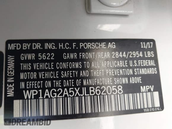 ✅ 2018 Porsche Macan GTS • VIN: WP1AG2A5XJLB62058 • Lot: 43514460. Wystawiony na IAAI z przebiegiem 55 995 mil. Bezpłatny archiwum sprzedaży aukcyjnych z USA i szczegółowy raport historii pojazdu na DreamBid. Zdjęcie 9.