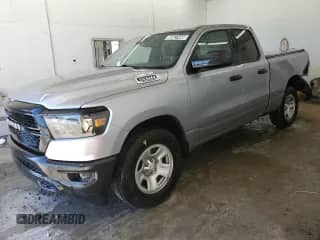 2023 Ram 1500 Tradesman z VIN 1C6RRFCG5PN615480, wystawiony jako Copart lot #86827445 z przebiegiem 78 552 mil mil oraz Szkoda całkowita • Salvage title. Historia ofert i sprzedaży dostępna na DreamBid. Obrazek 1.