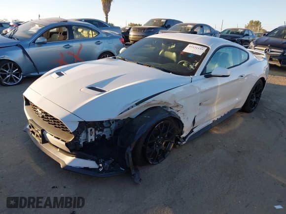 ✅ 2018 Ford Mustang EcoBoost • VIN: 1FA6P8TH9J5172446 • Lot: 43531149. Listed on IAAI with 78,815 mi. Free auction sales archive from the USA and detailed vehicle history report at DreamBid. Image 2.