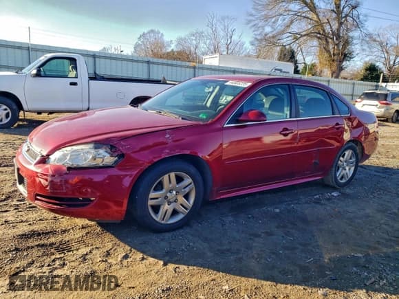 ✅ 2014 Chevrolet Impala LT • VIN: 2G1WB5E31E1152474 • Lot: 94905225. Listed on Copart with 75,669 mi. Free auction sales archive from the USA and detailed vehicle history report at DreamBid. Image 1.