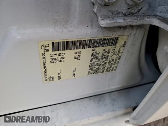 ✅ 2012 Nissan Altima SL • VIN: 1N4AL2AP9CC141516 • Лот: 94375225. Опубликован ранее на Copart с пробегом 147 775 миль. Бесплатный доступ к архиву аукционных продаж из США и подробный отчёт об истории автомобиля на DreamBid. Изображение 12.