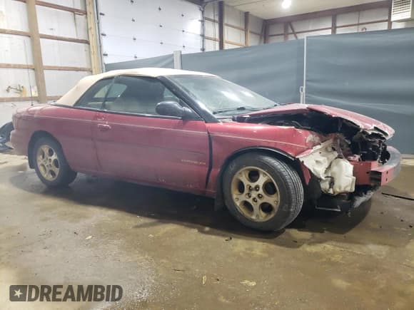 ✅ 2000 Chrysler Sebring JXi • VIN: 3C3EL55H4YT206188 • Lot: 41822385. Listed on Copart with 95,194 mi. Free auction sales archive from the USA and detailed vehicle history report at DreamBid. Image 4.