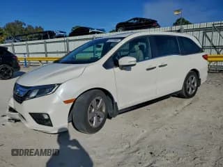 ✅ 2019 Honda Odyssey EX-L • VIN: 5FNRL6H7XKB004158 • Lot: 95319985. Listed on Copart with 78,769 mi. Free auction sales archive from the USA and detailed vehicle history report at DreamBid. Image 1.
