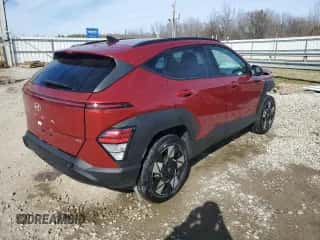 2025 Hyundai Kona SEL with VIN KM8HBCAB2SU219872, listed as a Copart auction lot 46408115 with 6,149 mi miles and Salvage title. Bid and sale history available at DreamBid. Image 3.