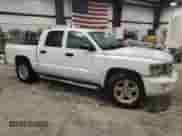 2008 Dodge Dakota Bighorn/Lonestar with VIN 1D7HE38K88S590577, listed as a Copart auction lot 73517754 with 128,163 mi miles and Salvage title. Bid and sale history available at DreamBid. Image 4.