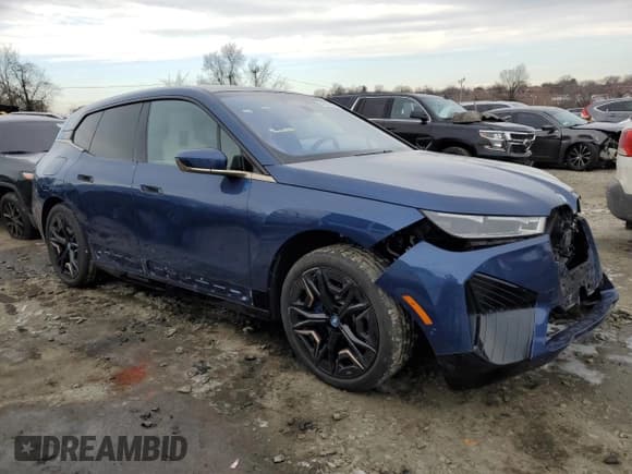 ✅ 2023 BMW iX M60 • VIN: WB533CF01PCM75951 • Lot: 42005405. Listed on Copart with 13,540 mi. Free auction sales archive from the USA and detailed vehicle history report at DreamBid. Image 4.