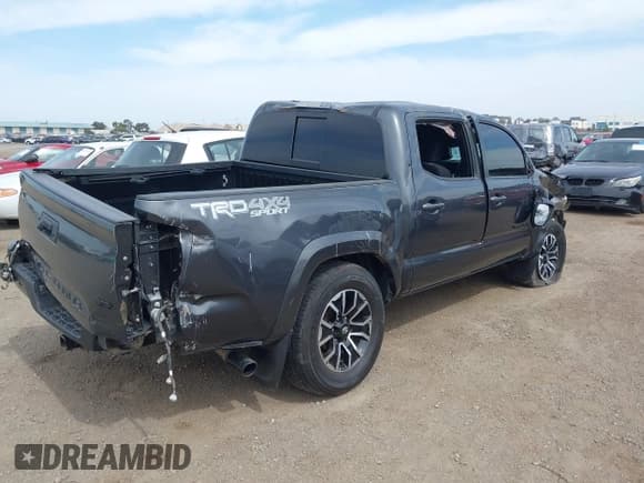 ✅ 2023 Toyota Tacoma SR • VIN: 3TMCZ5AN6PM618750 • Lot: 42239475. Listed on IAAI with 34,719 mi. Free auction sales archive from the USA and detailed vehicle history report at DreamBid. Image 4.