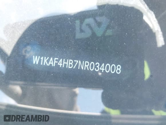 ✅ 2022 Mercedes-Benz C 300 • VIN: W1KAF4HB7NR034008 • Lot: 42030151. Listed on IAAI with 26,531 mi. Free auction sales archive from the USA and detailed vehicle history report at DreamBid. Image 17.