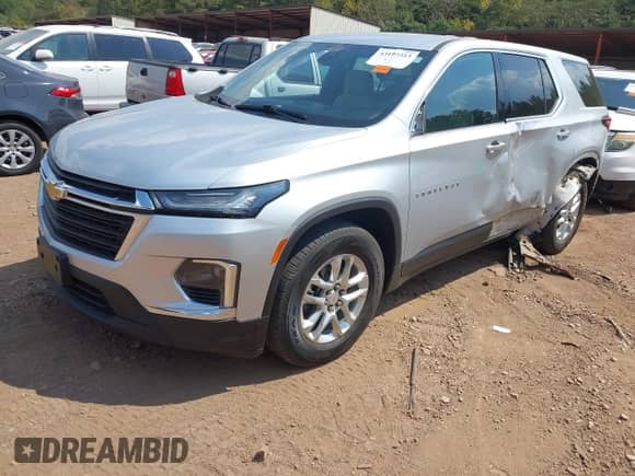 2022 Chevrolet Traverse LS с VIN 1GNERLKWXNJ171829, выставлен на аукционе IAAI как лот 43197313 с пробегом 93 921 миль миль и . История ставок и продаж доступна на DreamBid. Изображение 2.