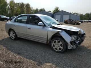 2005 Hyundai Elantra GLS with VIN KMHDN45D25U014113, listed as a Copart auction lot 71258844 with 199,862 mi miles and Salvage title. Bid and sale history available at DreamBid. Image 4.