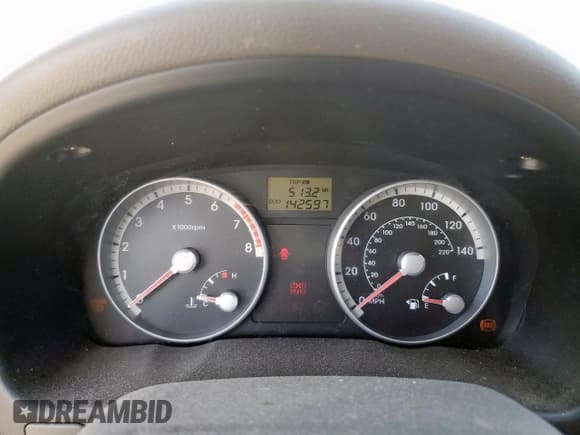 ✅ 2008 Hyundai Accent GLS • VIN: KMHCN46CX8U243242 • Лот: 66543525. Опубликован ранее на Copart с пробегом 142 597 миль. Бесплатный доступ к архиву аукционных продаж из США и подробный отчёт об истории автомобиля на DreamBid. Изображение 9.