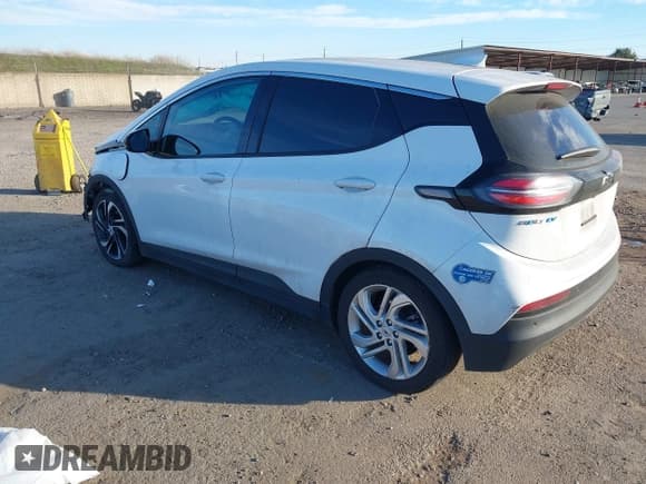 ✅ 2022 Chevrolet Bolt EV 1LT • VIN: 1G1FW6S06N4100590 • Lot: 41338049. Listed on IAAI with 133,115 mi. Free auction sales archive from the USA and detailed vehicle history report at DreamBid. Image 3.