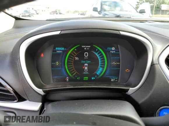 2017 Chevrolet Volt LT z VIN 1G1RA6S56HU133133, wystawiony jako Copart lot #66287663 z przebiegiem 68 909 mil mil oraz . Historia ofert i sprzedaży dostępna na DreamBid. Obrazek 9.