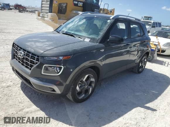 2024 Hyundai Venue SEL with VIN KMHRC8A38RU300943, listed as a Copart auction lot 76299944 with 2,299 mi miles and Salvage title. Bid and sale history available at DreamBid. Image 1.