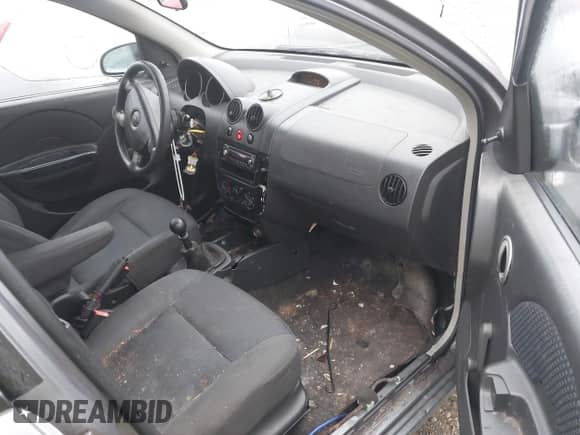 2007 Chevrolet Aveo LS with VIN KL1TD66607B771077, listed as a IAAI auction lot 43577902 with Not provided miles and . Bid and sale history available at DreamBid. Image 5.