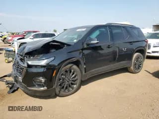 ✅ 2023 Chevrolet Traverse RS • VIN: 1GNEVJKW1PJ181930 • Lot: 71706825. Wystawiony na Copart z przebiegiem 43 170 mil. Bezpłatny archiwum sprzedaży aukcyjnych z USA i szczegółowy raport historii pojazdu na DreamBid. Zdjęcie 1.