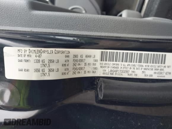 ✅ 2007 Jeep Commander Sport • VIN: 1J8HG48P17C632997 • Lot: 42319292. Listed on IAAI with 99,129 mi. Free auction sales archive from the USA and detailed vehicle history report at DreamBid. Image 9.