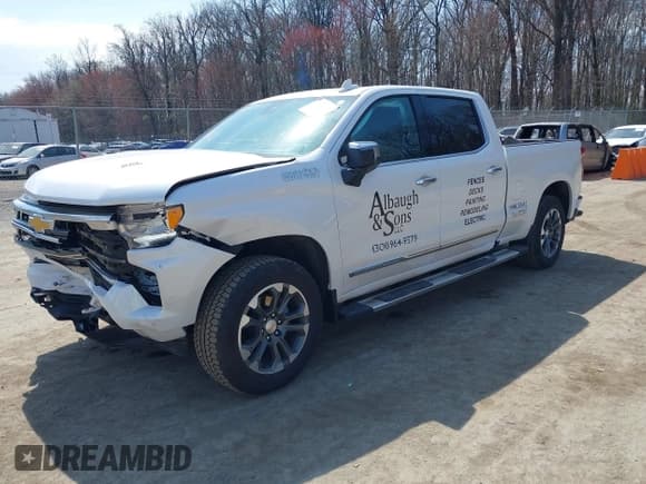 ✅ 2025 Chevrolet Silverado 1500 • VIN: 3GCUKJEL2SG115606 • Лот: 41917657. Опубликован ранее на IAAI с пробегом 10 413 миль. Бесплатный доступ к архиву аукционных продаж из США и подробный отчёт об истории автомобиля на DreamBid. Изображение 2.