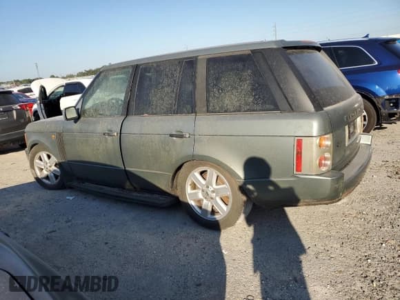 ✅ 2003 Land Rover Range Rover • VIN: SALMB11433A113628 • Lot: 77820504. Listed on Copart with Not provided. Free auction sales archive from the USA and detailed vehicle history report at DreamBid. Image 2.