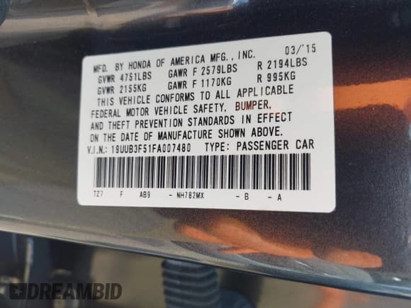 ✅ 2015 Acura TLX Technology • VIN: 19UUB3F51FA007480 • Lot: 42269826. Wystawiony na IAAI z przebiegiem 57 989 mil. Bezpłatny archiwum sprzedaży aukcyjnych z USA i szczegółowy raport historii pojazdu na DreamBid. Zdjęcie 9.