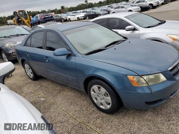 2007 Hyundai Sonata GLS with VIN 5NPET46C37H291239, listed as a Copart auction lot 74432694 with 85,825 mi miles and Salvage title. Bid and sale history available at DreamBid. Image 4.