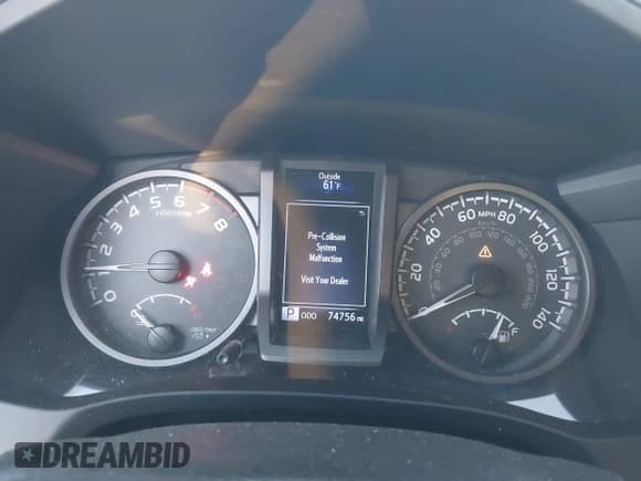 ✅ 2019 Toyota Tacoma SR5 • VIN: 3TMAZ5CNXKM105711 • Лот: 42322271. Опубликован ранее на IAAI с пробегом 74 756 миль. Бесплатный доступ к архиву аукционных продаж из США и подробный отчёт об истории автомобиля на DreamBid. Изображение 7.