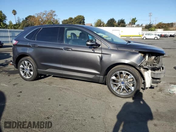 ✅ 2017 Ford Edge Titanium • VIN: 2FMPK4K8XHBB43952 • Lot: 90805665. Listed on Copart with 212,373 mi. Free auction sales archive from the USA and detailed vehicle history report at DreamBid. Image 4.