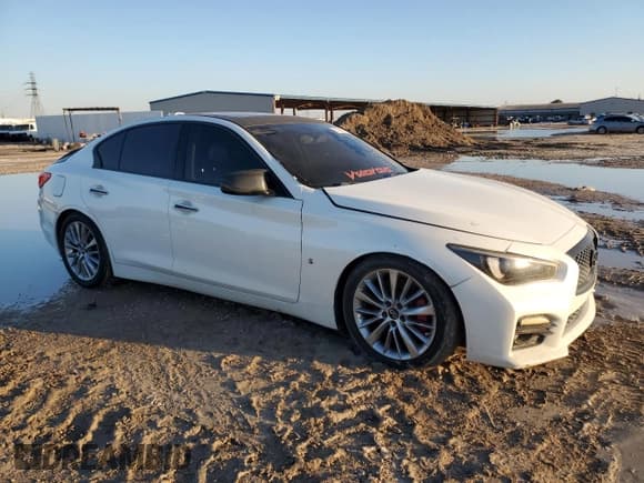 ✅ 2017 Infiniti Q50 Red Sport 400 • VIN: JN1FV7AR9HM870239 • Lot: 46320325. Listed on Copart with 75,150 mi. Free auction sales archive from the USA and detailed vehicle history report at DreamBid. Image 4.