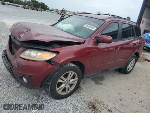 2011 Hyundai Santa Fe SE with VIN 5XYZH4AG5BG008210, listed as a Copart auction lot 84869045 with 145,558 mi miles and Salvage title. Bid and sale history available at DreamBid. Image 1.