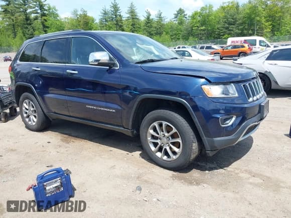 ✅ 2015 Jeep Grand Cherokee Limited • VIN: 1C4RJFBG8FC933704 • Лот: 42349402. Опубликован ранее на IAAI с пробегом 181 244 миль. Бесплатный доступ к архиву аукционных продаж из США и подробный отчёт об истории автомобиля на DreamBid. Изображение 1.