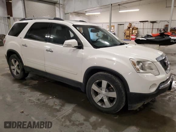✅ 2011 GMC Acadia SLT1 • VIN: 1GKKVRED9BJ389457 • Lot: 90483005. Listed on Copart with 169,993 mi. Free auction sales archive from the USA and detailed vehicle history report at DreamBid. Image 4.